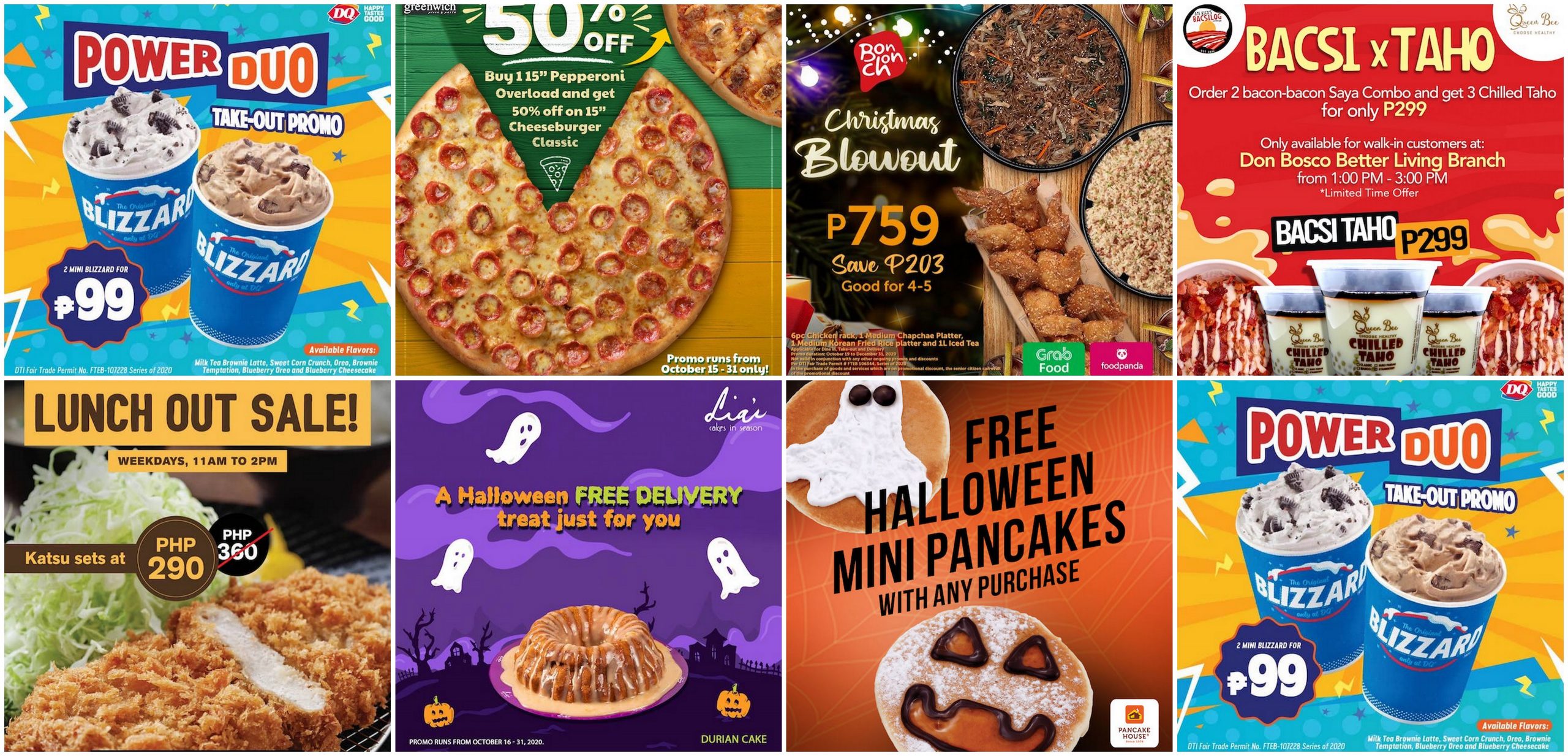 This Week’s Hottest Food Deals (October 26 to 31, 2020) Pinned.PH