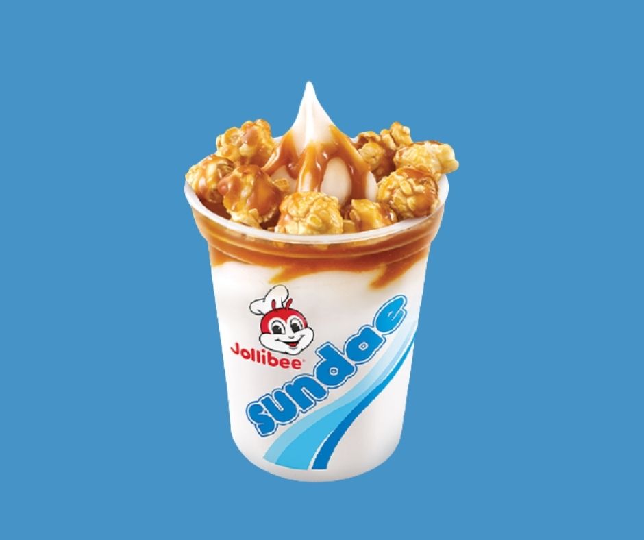 Jollibee Introduces New Caramel Popcorn Sundae Twirl Pinned.PH